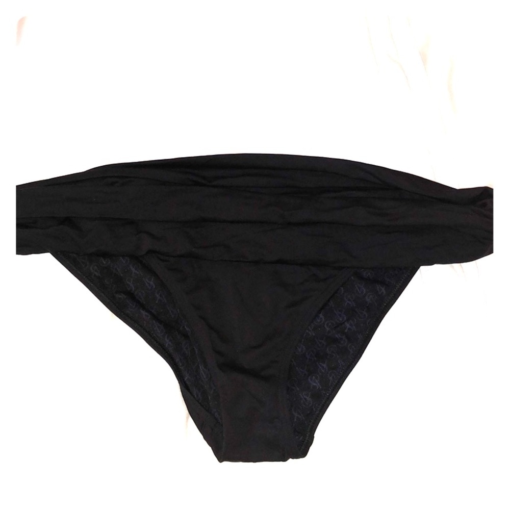 Victoria’s Secret black swimsuit bikini bottoms.